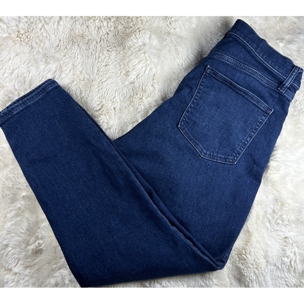 GAP Jeans Womens 31 12P True Skinny Sky High Dark Wash Stretch Petite Denim C